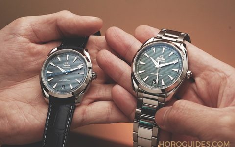 OMEGA海馬系列Aqua Terra綠色面盤新登場