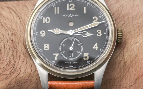 萬寶龍1858自動雙時腕表