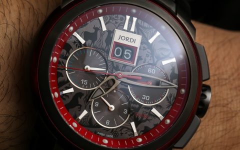 Jordi計時碼表紅色地平線腕表評論
