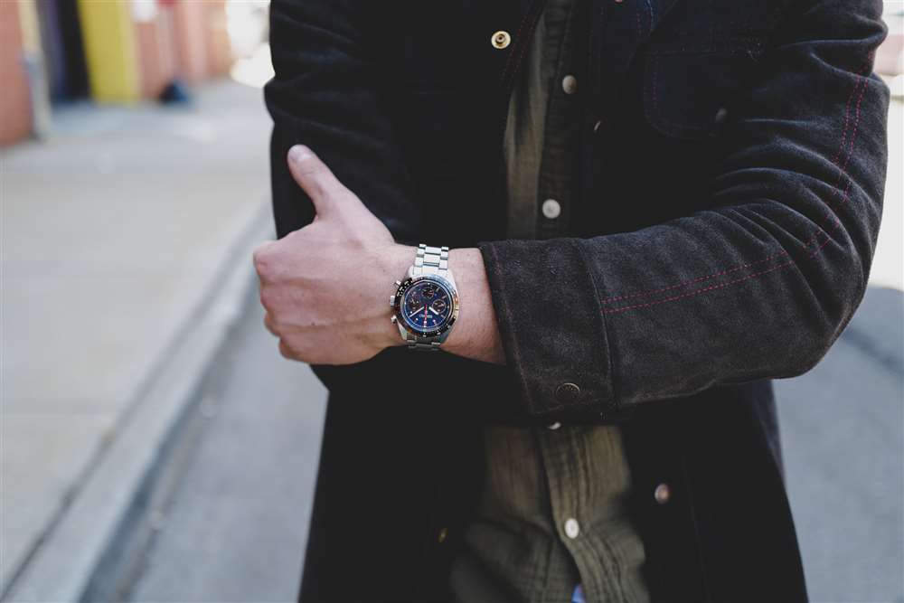 手腕上的精工太陽(yáng)能 Speedtimer