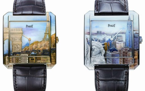 琺瑯協議XXL腕表系列進一步彰顯伯爵對紐約和巴黎的癡迷