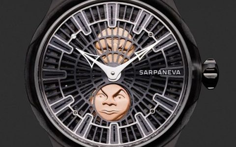 Sarpaneva Korona K3 Red Moon Watch人臉月亮手表
