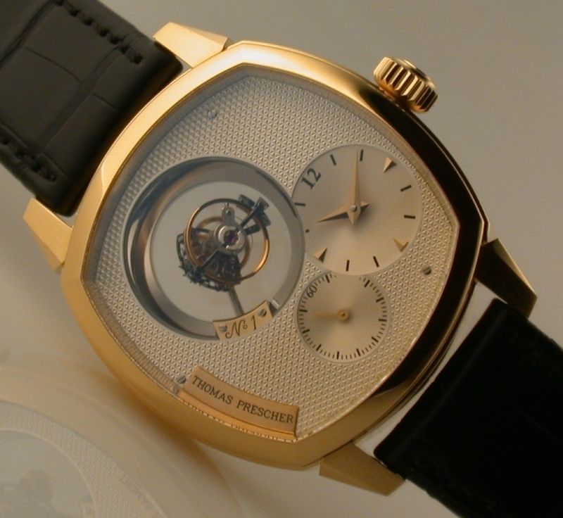 Thomas Prescher Double Tourbillon watch Thomas Prescher 陀飛輪三部曲腕表是我所知道的最優(yōu)雅、最精致的陀飛輪腕表