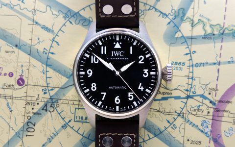 手腕上的一周43mm萬(wàn)國(guó)飛行員Big Pilot Automatic