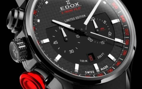 Edox WRC Xtreme Pilot & Chronorally左撇子多功能計時腕表