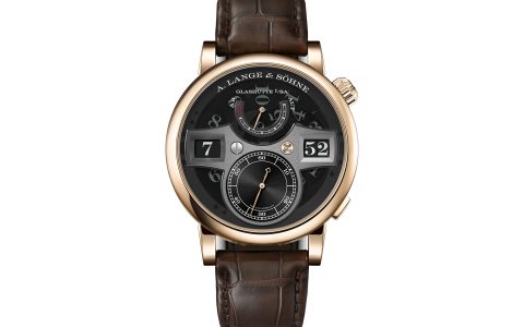 介紹A. Lange & S?hne在最新的Zeitwerk版本中混合了蜂蜜金表殼和Lumen表盤