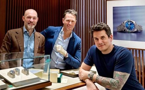 John Mayer戴千萬名表到勞力士AD店迎接期待已久的新表