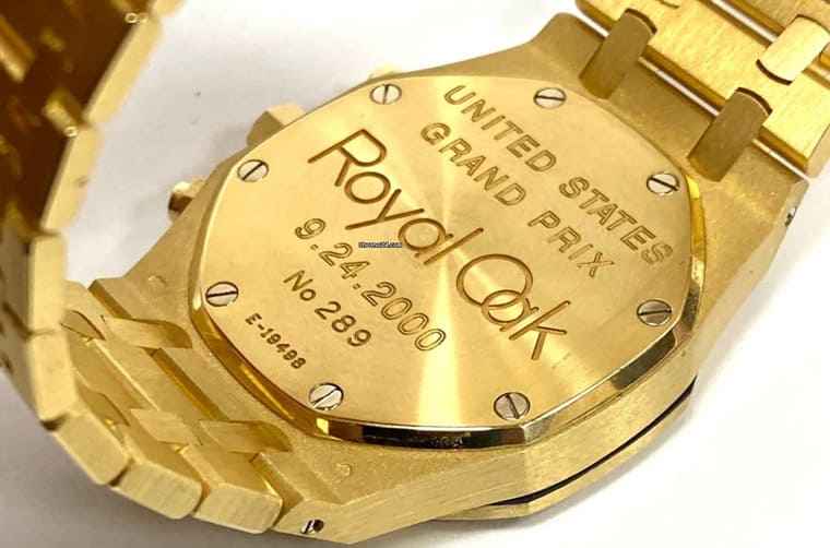 送給車神舒馬克的愛彼皇家橡樹計(jì)時(shí)碼表出售驚人價(jià)格