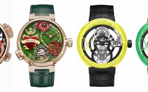 Louis Vuitton推出高級腕表新作：Tambour Fiery Heart動偶腕表、Tambour Opera動偶腕表，Tambour Moon飛行陀飛輪日內瓦印記系列腕表