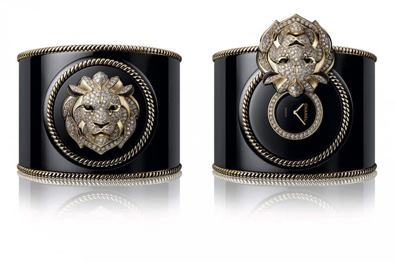 權(quán)威與力量的極致工藝香奈兒Mademoiselle Privé獅子鈕扣腕表系列