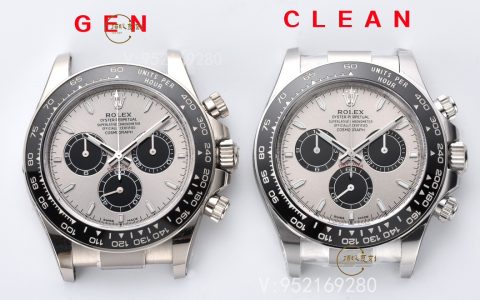 Clean廠C廠4131機芯勞力士水泥灰迪通拿對比正品如何,細節怎么樣