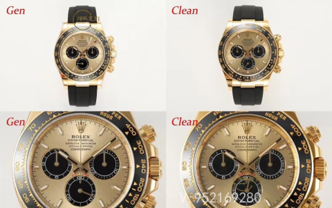 C廠Clean廠勞力士4131機芯余文樂126518對比正品區(qū)別大嗎