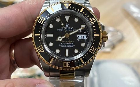 VS廠新作：勞力士單黃鬼王間金海使型系列m126603-0001復(fù)刻表深度評測