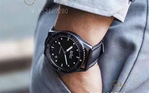 GF廠寶珀五十噚5000深潛器全黑陶瓷復刻表與正品詳盡對比